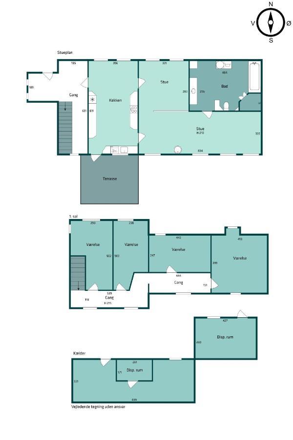 210 m2 hus med plads til 10 gæster. Nordborg Eksteriør billede